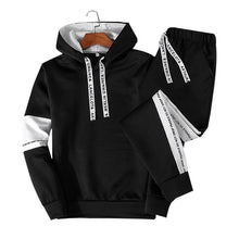 Load image into Gallery viewer, LBL Patchwork Men's Tracksuit Sportswear Autumn Mens Hoodie Set Spring Fashion Letter Printed Sweatsuit Male Trainingspak Mannen