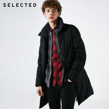 Load image into Gallery viewer, SELECTED Winter Men's Down Jacket New Male Duck Down Vertical Collar Coat Warm Mid-long Down Clothes Suit S | 418412572