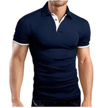 Load image into Gallery viewer, DIMUSI Men Tops Shirts Summer Fashion Men Short Sleeve Slim Polos Shirts MaleTops Tees Para Hombre Brand Clothing 5XL,YA910