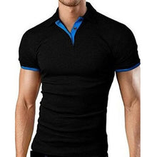 Load image into Gallery viewer, DIMUSI Men Tops Shirts Summer Fashion Men Short Sleeve Slim Polos Shirts MaleTops Tees Para Hombre Brand Clothing 5XL,YA910