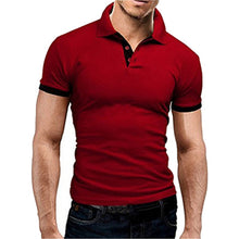 Load image into Gallery viewer, DIMUSI Men Tops Shirts Summer Fashion Men Short Sleeve Slim Polos Shirts MaleTops Tees Para Hombre Brand Clothing 5XL,YA910
