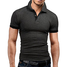 Load image into Gallery viewer, DIMUSI Men Tops Shirts Summer Fashion Men Short Sleeve Slim Polos Shirts MaleTops Tees Para Hombre Brand Clothing 5XL,YA910